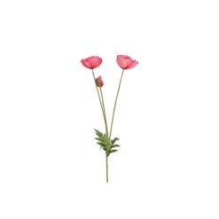 Countryfield kunstbloem papaver D. roze 95cm