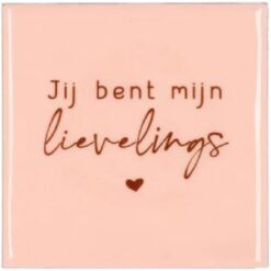 Tile Lievelings Pink 10x10x1cm