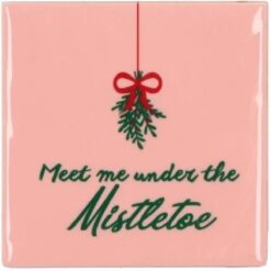 Tile Mistletoe 10x10x1cm