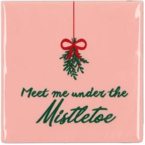 Tile Mistletoe 10x10x1cm