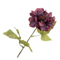Dahlia Bordeaux 45cm zijde per stuk