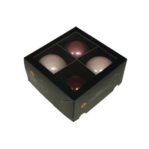 4 Glassball/cap wild blossom 100mm