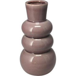 Bubbel vaas keramiek roze D16