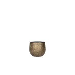 Pot Ryan shiny gold D15H13