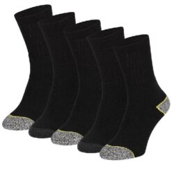 Apollo worker socks black 5-pack 43/46