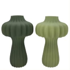 Luxx Majestic Green Vase Lantern Ass 25x25x40cm