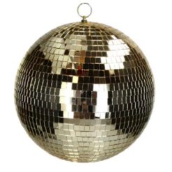 Ornament discobal goud 30x30x32cm