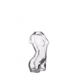 Silhouette vaas glas 8x6x15,5cm