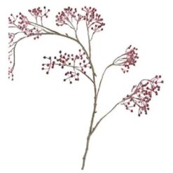 Corallo Berry Spray Burgundy 94cm zijde