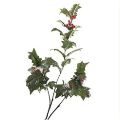 Holly Berry Spray Red 70cm zijde