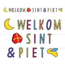 Letterslinger Welkom Sint & Piet 285cm