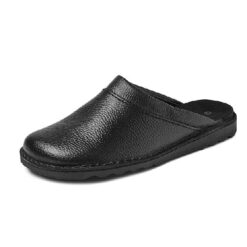 Herenmuil leer Gevavi-zwart maat 43