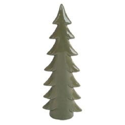 Sculptuur Xmas Tree L groen 10x3,4x28,5cm