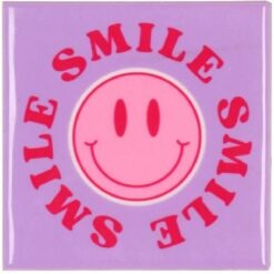 Tile Smile Purple 10x10x1cm
