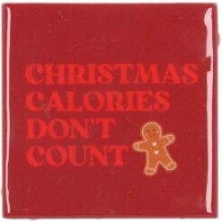 Tile Christmas Calories 10x10x1cm