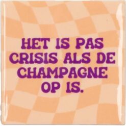 Tile Champagne Op 10x10x1cm