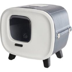 Mira Deluxe Kattenbak Plast. Wi/Gr. 55,5x44x49,5cm