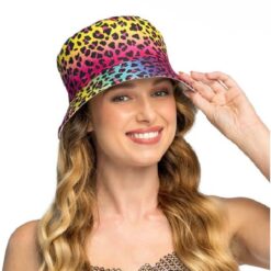 Bucket hat Leopard art