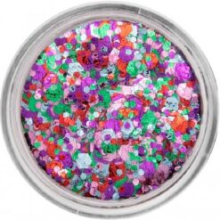 PXP pressed chunky glitter cream cherry blossom