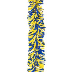PVC Guirlande blauw/geel mix 5mtr brandvertragend