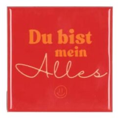 Tile Du Bist Pink 10x10x1cm