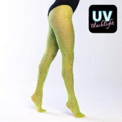 Panty VIsnet fijn neongroen