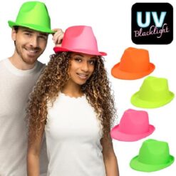 Hoed Arcade 4 neon kleuren ass. geen kleurkeuze