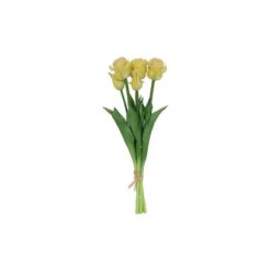 Countryfield kunstbloem Tulipa boeket 47cm geel
