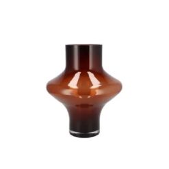 Filou Brown Vase Sphere 17x20cm