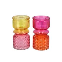 Lynn Colourfull Mix Vase Ass 7x18cm
