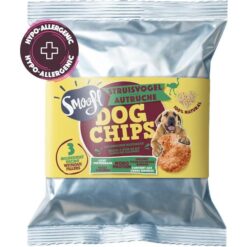 Smoofl dog chips struisvogel 50gr