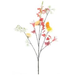 Mixed flower spray mixed red 119cm