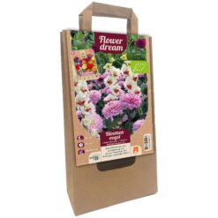 Bloemenoogst + gratis zadenmengsel in tas