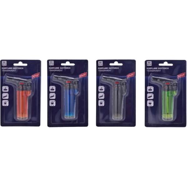 Aansteker blister Prof Easy Torch tranparant