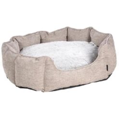 Flamingo mand Maylo achthoek beige 63x55x20cm