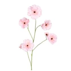 Ranonkel Butterfly 105cm roze zijde