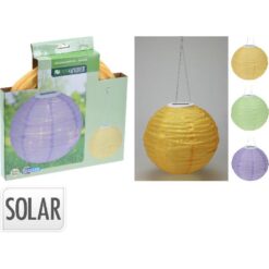 Lampion Solar 28cm 3 assorti