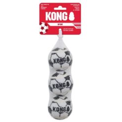 Kong Sport® Soccer Balls 3 stuks Zwart|Wit M