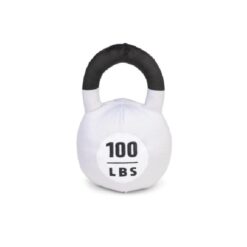 BZ Kettlebel 100 Zwart/Grijs Pluche 20cm