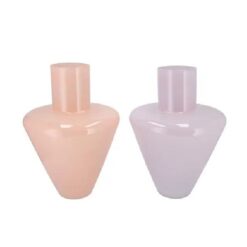 Beau Pink Arrow Vase ass 29x29x40cm
