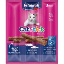 Vitakraft Cat Stick Kabeljouw & Koolvis MSC 3 st.