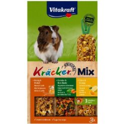 Vitakraft Cavia Kracker Trio Honing/Groente/Citrus