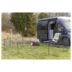 Trixie Mobiele Hondenomheining zwart 15m