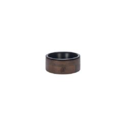 DBL Milani Voerbak Hond Hout/RVS Zwart 800ml