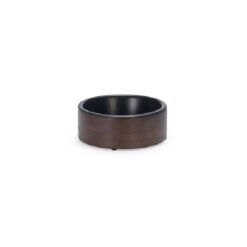 DBL Milani Voerbak Hond Hout/RVS Zwart 1570ml