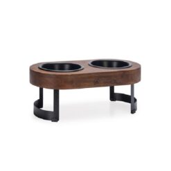 DBL Mavira Dinerset Hond Hout/Zwart 42,5x23,5x17,5