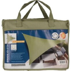 Schaduwdoek UV50+ Driehoek 3.6x3.6x3.6m - groen