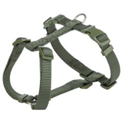 Premium H-Tuig Olijfgroen S/M 42-60x1,5 cm