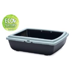 BZ Juliet Eco Kattenbak Lichtblw/Zwart 48x38x14 cm