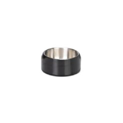 DBL RVS Eetbak Hond Noar Zwart 15x15x8 cm